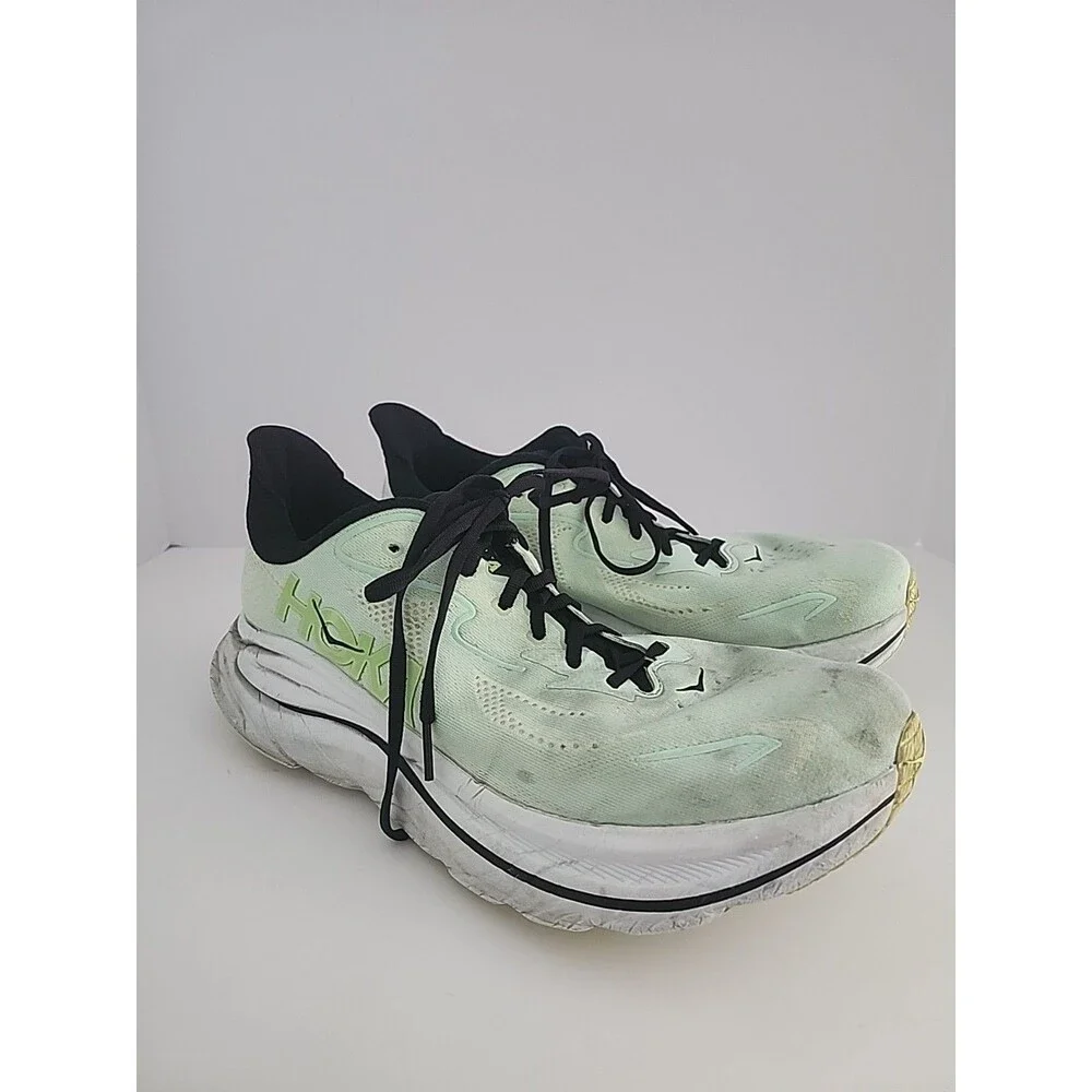 Size 13D- Hoka One One HOKA Clifton 10 Mint Fluorite Men's Running Sneakers
